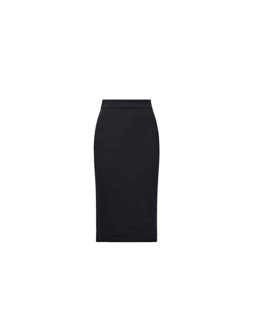 Moncler x Edward Enninful Black X Ee72 By Edward Enninful Neoprene Skirt