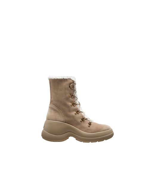 Moncler Brown Resile Trek Lace-up Boots