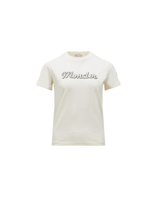T-shirt à logo Moncler en coloris White