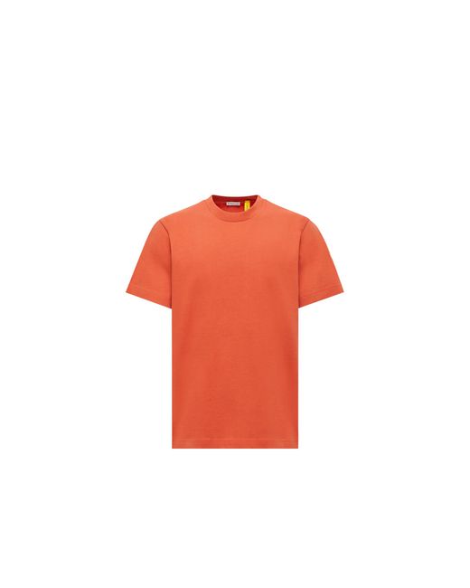 Moncler x Gilga Farm designed by Donald Glover Orange Moncler X Gilga Farm By Donald Glover Cotton T-Shirt for men