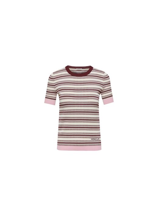 Moncler Multicolor Moncler Striped Cotton T-Shirt