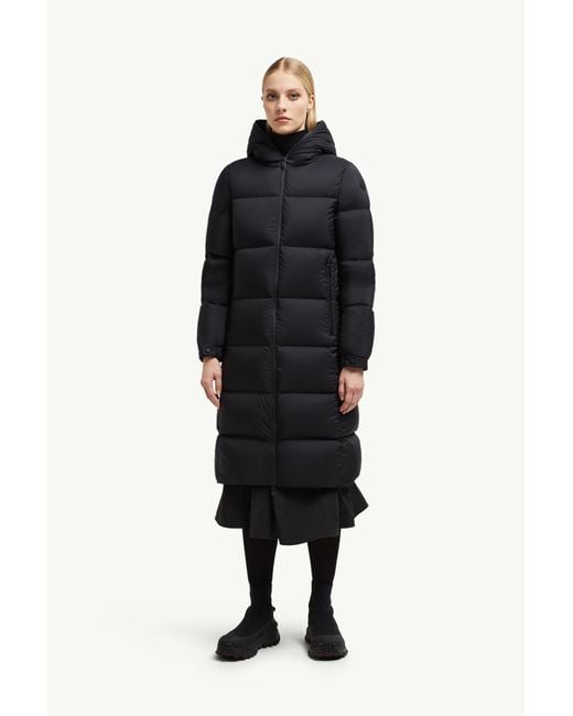 Moncler Black Arredoun Hooded Long Down Jacket