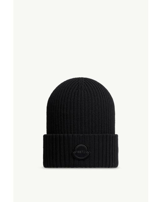 Moncler x Edward Enninful Black X Ee72 By Edward Enninful Wool Beanie