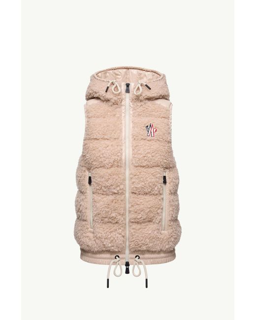 Moncler Natural Teddy Padded Gilet