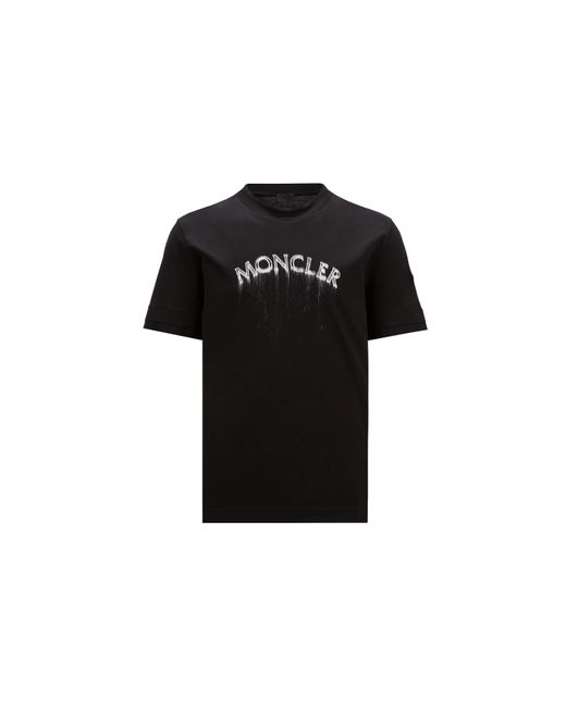 Moncler Logo T-shirt Black for men