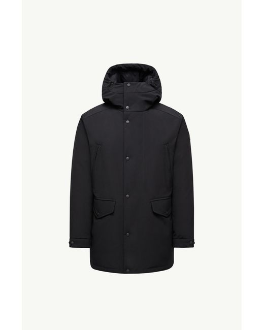 Moncler Livradois Kurze Daunenjacke Mit Kapuze, Herren, Größe in Black für Herren