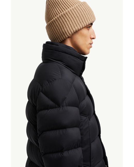 Doudoune Mi-Longue Clunye À Capuche Moncler pour homme en coloris Black