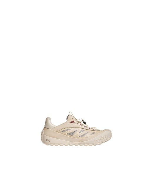 Moncler Natural Moncler Trailgrip Lp Suede & Nubuck Sneaker