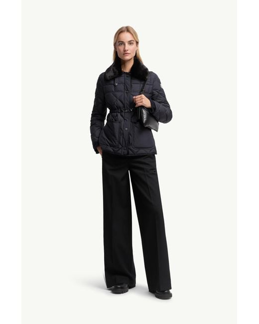 Doudoune Courte Cygne En Finitions Synthétiques Moncler en coloris Blue