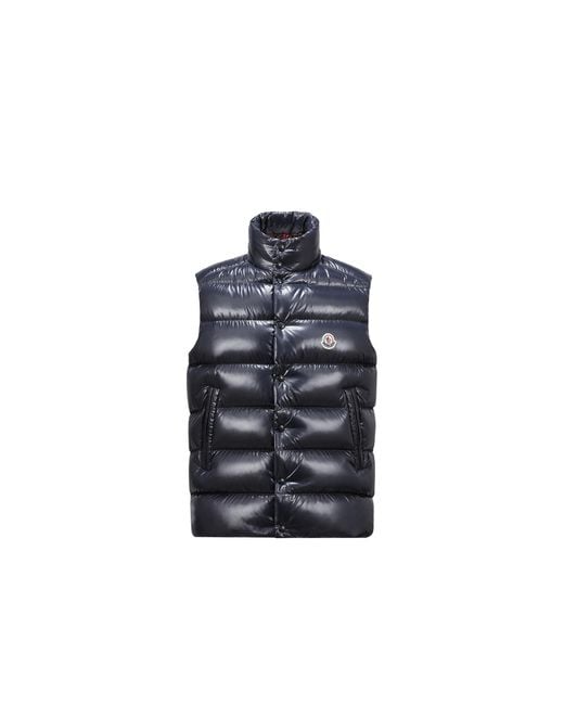Moncler Blue Moncler Tibb Down Vest for men