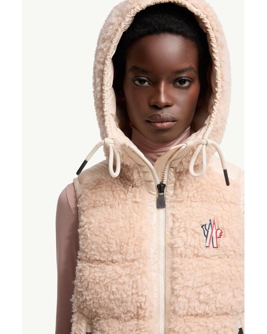 Moncler Natural Teddy Padded Gilet