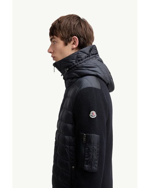 Cárdigan Acolchado Con Cremallera, Hombre, Talla Moncler de hombre de color Blue