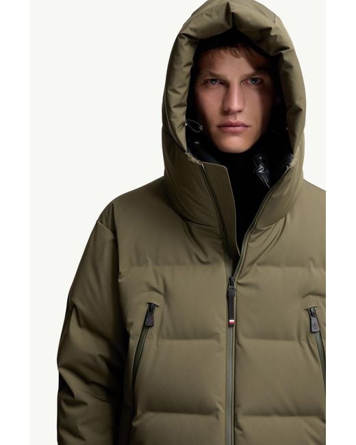 Moncler Fellberg Daunen-Skijacke Mit Kapuze, Herren, Größe in Green für Herren
