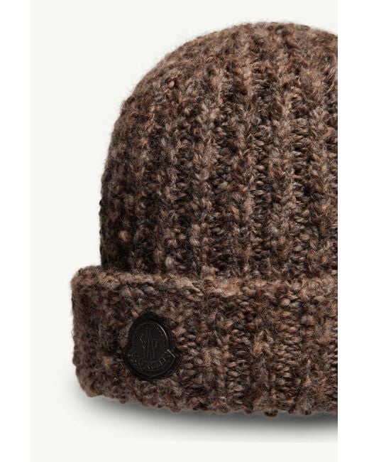 Gorro De Mezcla De Lana Y Alpaca, Hombre, Talla Moncler de hombre de color Brown