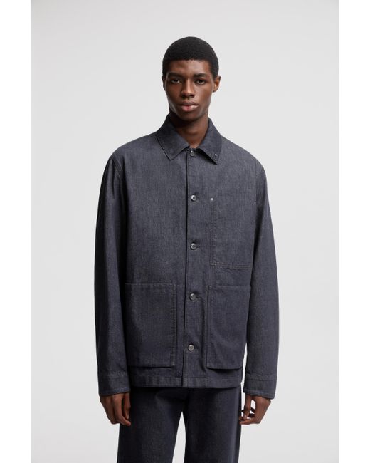 Moncler Forets 3-In-1-Daunen-Hemdjacke, Herren, Größe in Blue für Herren