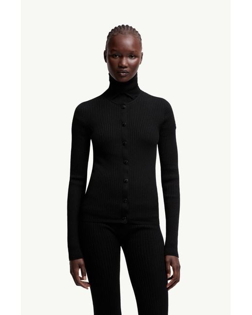 Moncler x Edward Enninful Black X Ee72 By Edward Enninful Wool Cardigan