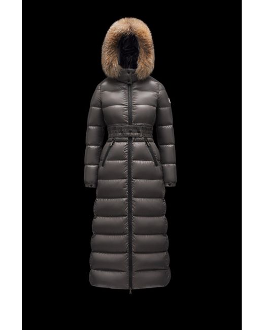 Moncler Black Hudson Longline Puffer Coat