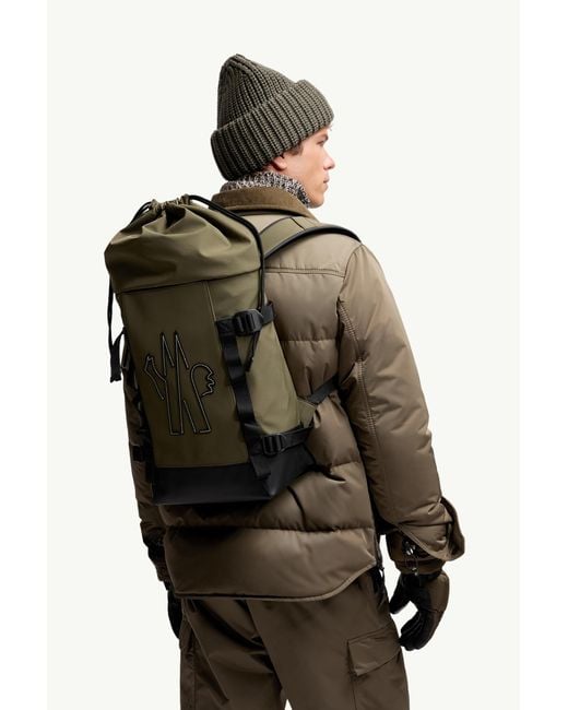 Moncler Wasserabweisender Rucksack, Herren, Größe in Green für Herren