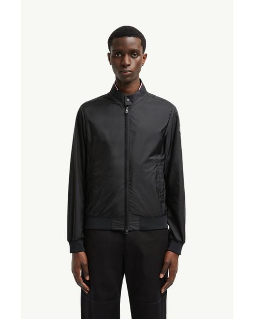 Moncler Black Reppe Rain Jacket for men