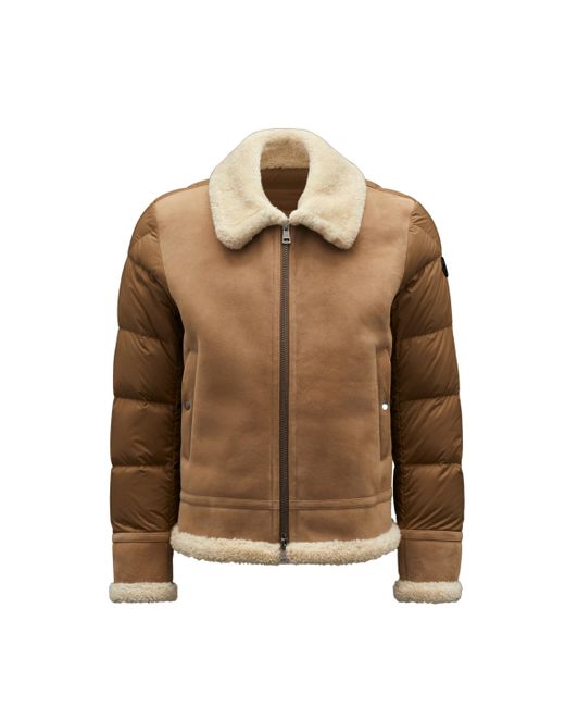 moncler suede jacket