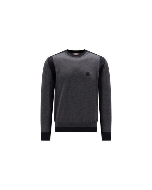 Moncler Wool Jumper in Grey (Gray) for 