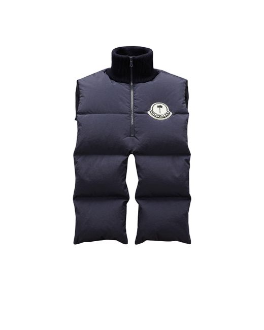 Sottogiacca imbottito di 8 MONCLER PALM ANGELS in Blue