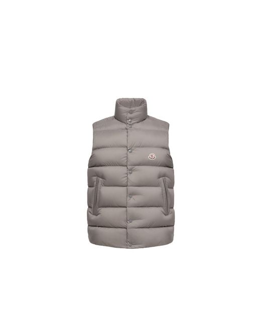 Moncler Gray Moncler Tibb Down Vest for men