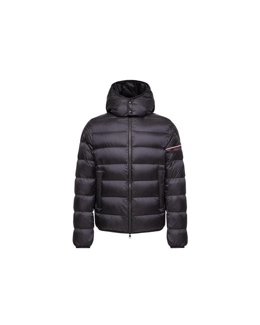 Moncler Black Moncler Ravenlock Hooded Short Down Jacket for men