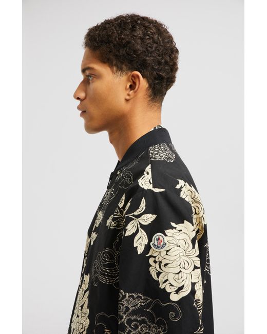 Moncler Black Vandea Reversible Bomber Jacket for men