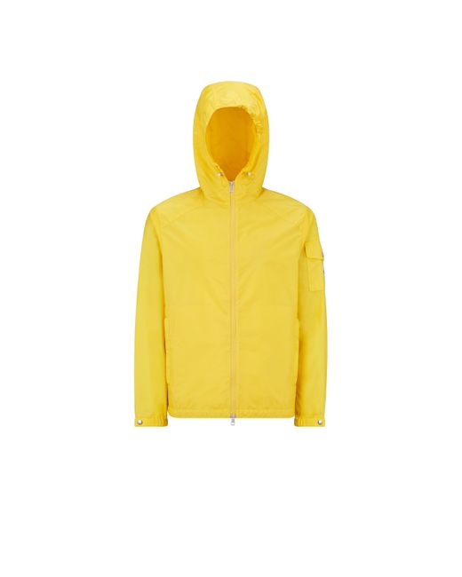 Moncler Yellow Etiache Rain Jacket for men