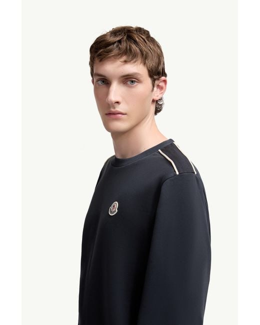 Sudadera De Algodón Con Logotipo Mon Duck, Hombre, Talla Moncler de hombre de color Blue