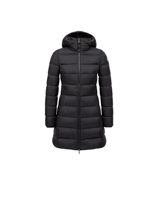 Moncler Black Gie Hooded Long Down Jacket