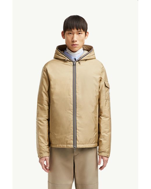 メンズ Moncler Evettesショートダウンジャケット Natural