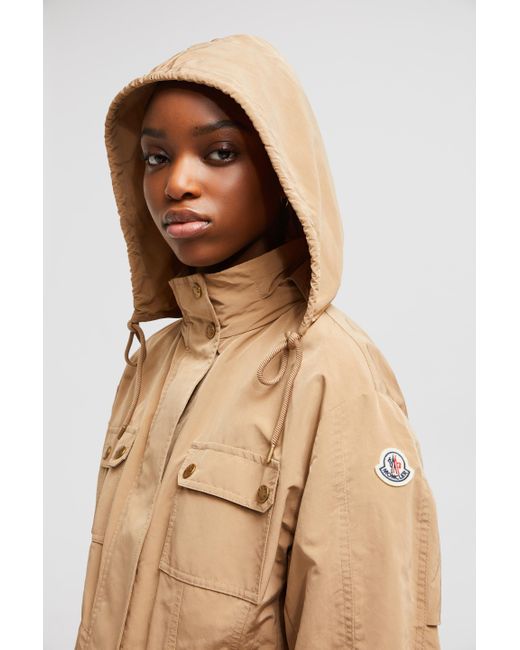 【MONCLER】Nantesパーカ Moncler Nantes Long Parka | Neiman Marcus