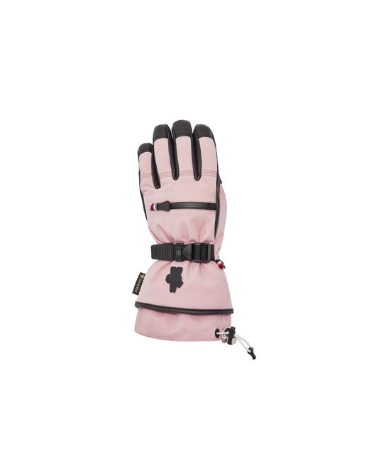 3 MONCLER GRENOBLE Pink Padded Gloves