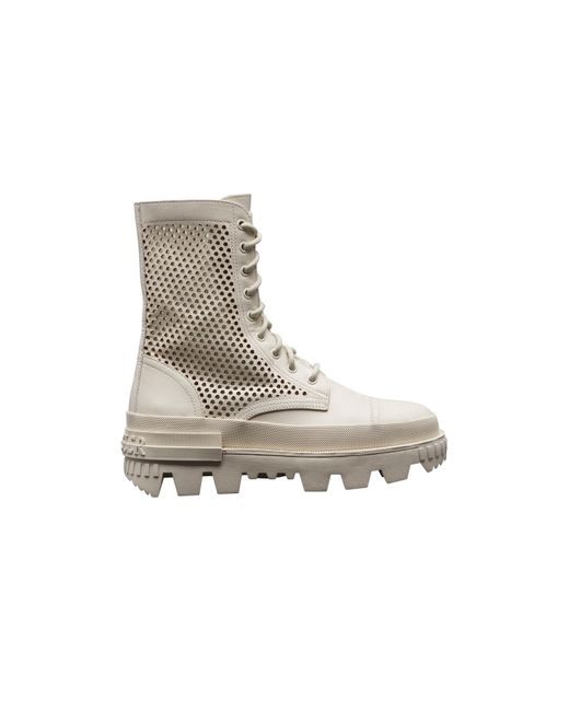Moncler Gray Carinne Ankle Boots