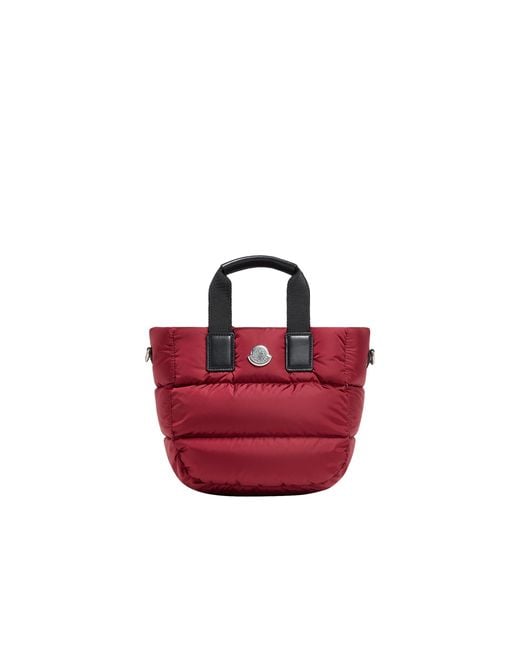 Moncler Red Caradoc Water-Repellent Mini Tote Bag