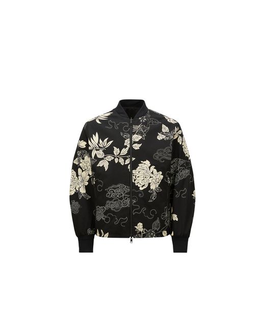 MONCLER●Vandea リバーシブルボンバー プリントジャケット Moncler Vandea Reversible Bomber Jacket in Black for Men | Lyst