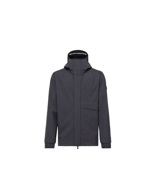 Moncler Blue Moncler Sillon Hooded Jacket for men