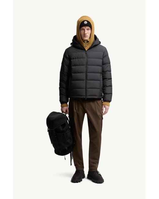 メンズ Moncler Laveraet ショートダウンジャケット Black