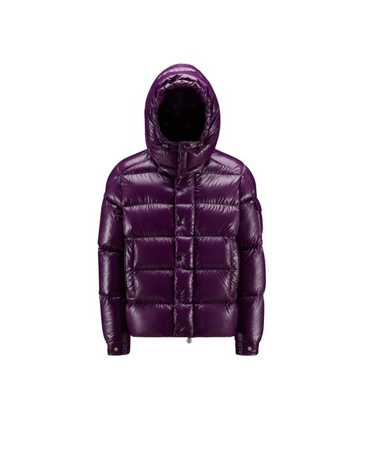 Moncler Synthetic Maya 70 Short Down Jacket in Violet (Purple) for Men ...