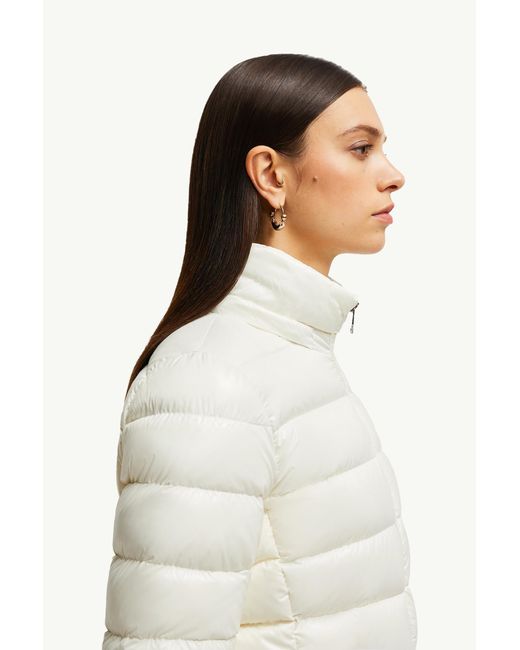 Doudoune Courte À Capuche En Matière Synthétique Badyf Moncler en coloris White