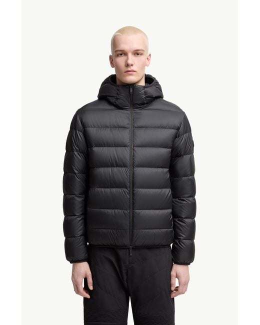 メンズ Moncler Erdonショートダウンジャケット Black