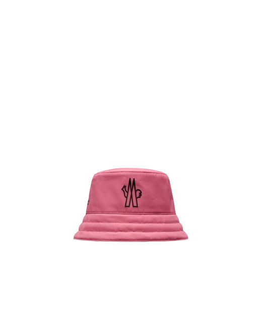 3 MONCLER GRENOBLE Pink Gore-tex Bucket Hat
