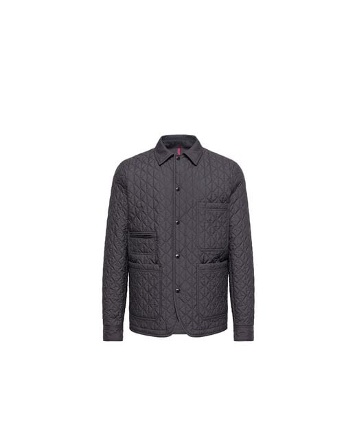 Moncler Blue Moncler Theoline Diamond-Quilted Padded Jacket for men