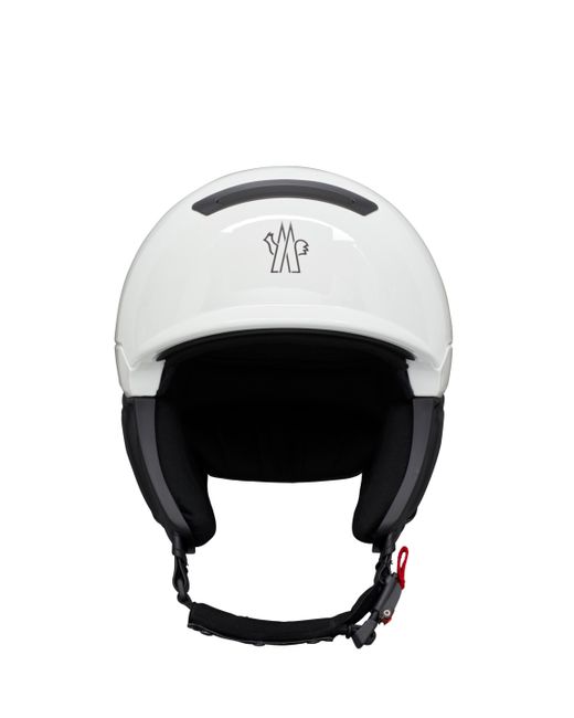 Moncler White Ski Helmet