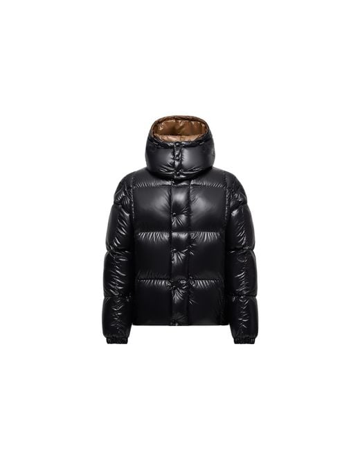 Moncler Black Moncler Parana Hooded Short Down Jacket for men