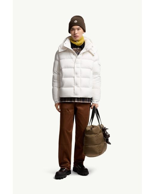 Doudoune Courte À Capuche Maya 70 Moncler pour homme en coloris White
