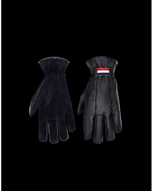 moncler black gloves moncler black gloves
