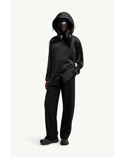 Camisa De Satén X Ee72 By Edward Enninful, Mujer, Talla Moncler x Edward Enninful de color Black
